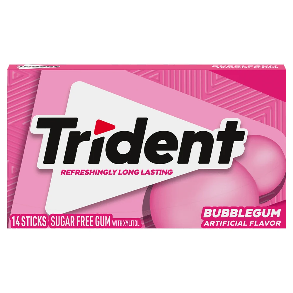 Trident Bubble Gum 14s
