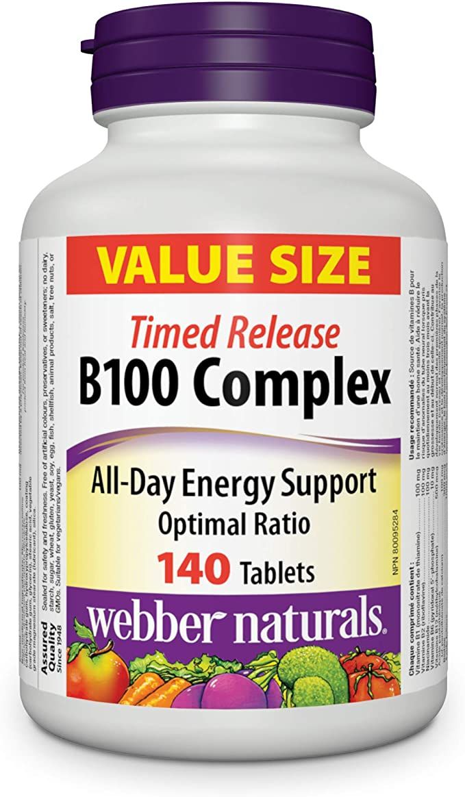 Webber Naturals Vitamin B100 Complex