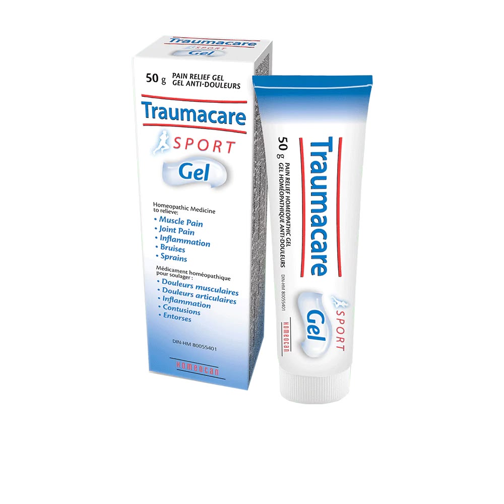 Homeocan Traumacare Sport Gel, Arnica Gel, Homeopathic Medicine, 50 g