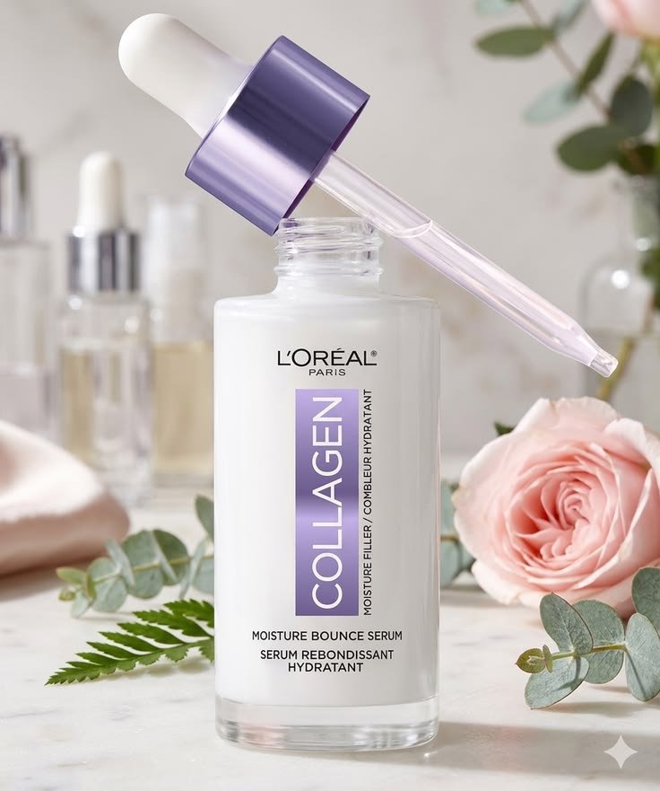 L'Oréal Paris Collagen Serum with Glycerin, Korean Skincare 30ml