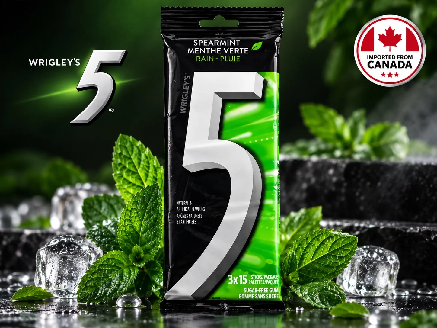 Tingling Spearmint™ Flavoured Rain Sugar-Free